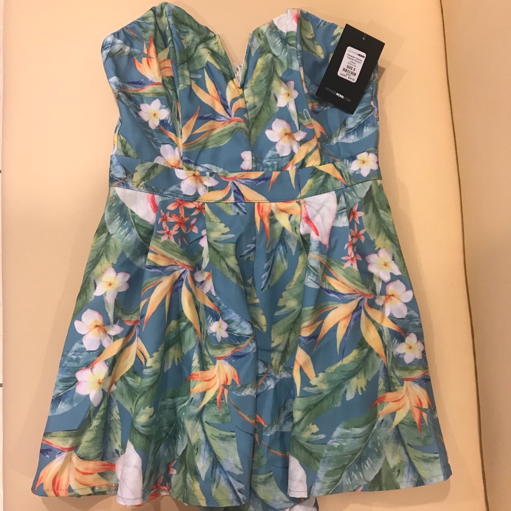 Hawaiian escape tropical romper